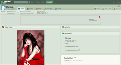 Desktop Screenshot of olessya.deviantart.com