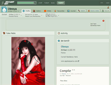 Tablet Screenshot of olessya.deviantart.com