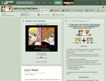 Tablet Screenshot of loki-x-lucy-fanclub.deviantart.com