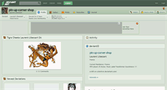 Desktop Screenshot of pin-up-corner-shop.deviantart.com