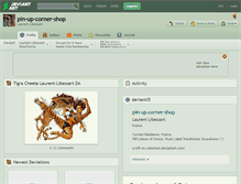 Tablet Screenshot of pin-up-corner-shop.deviantart.com