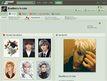 Tablet Screenshot of blueberry-is-cute.deviantart.com