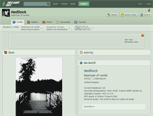 Tablet Screenshot of medstock.deviantart.com