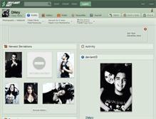 Tablet Screenshot of dmey.deviantart.com