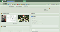 Desktop Screenshot of cdutton.deviantart.com