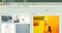 Desktop Screenshot of billytheshark.deviantart.com