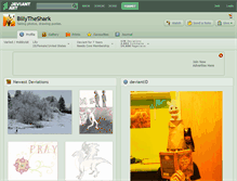 Tablet Screenshot of billytheshark.deviantart.com