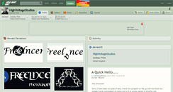 Desktop Screenshot of highvoltagestudios.deviantart.com