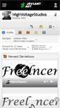 Mobile Screenshot of highvoltagestudios.deviantart.com