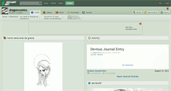 Desktop Screenshot of dragoncomics.deviantart.com