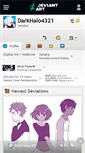 Mobile Screenshot of darkhalo4321.deviantart.com