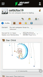 Mobile Screenshot of celticfox19.deviantart.com