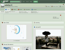 Tablet Screenshot of celticfox19.deviantart.com