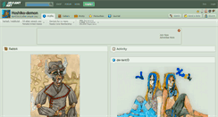 Desktop Screenshot of hoshiko-demon.deviantart.com