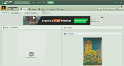 Desktop Screenshot of chrispjones.deviantart.com