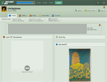 Tablet Screenshot of chrispjones.deviantart.com
