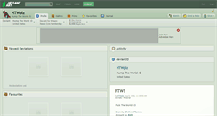 Desktop Screenshot of htwplz.deviantart.com