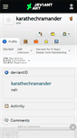 Mobile Screenshot of karathechramander.deviantart.com