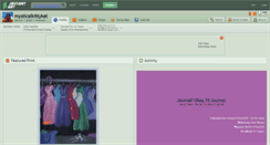 Desktop Screenshot of mysticalkittykat.deviantart.com