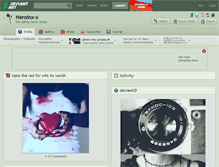 Tablet Screenshot of heroinx-x.deviantart.com