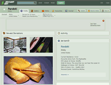 Tablet Screenshot of pandoki.deviantart.com