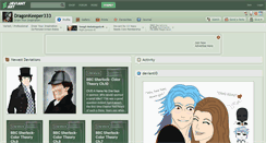 Desktop Screenshot of dragonkeeper333.deviantart.com