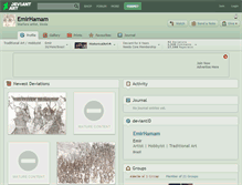 Tablet Screenshot of emirhamam.deviantart.com