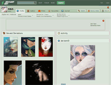 Tablet Screenshot of eaus.deviantart.com