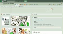 Desktop Screenshot of evanescent-adoration.deviantart.com