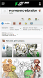 Mobile Screenshot of evanescent-adoration.deviantart.com