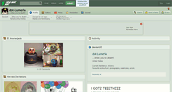 Desktop Screenshot of dot-lumeria.deviantart.com