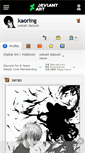 Mobile Screenshot of kaoring.deviantart.com