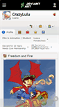 Mobile Screenshot of crazylulu.deviantart.com