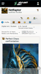 Mobile Screenshot of netraptor.deviantart.com