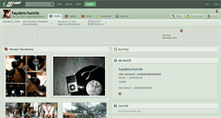 Desktop Screenshot of haydens-hunnie.deviantart.com
