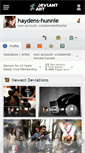 Mobile Screenshot of haydens-hunnie.deviantart.com