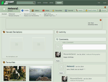 Tablet Screenshot of meteoras.deviantart.com