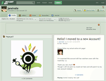 Tablet Screenshot of janelvalle.deviantart.com
