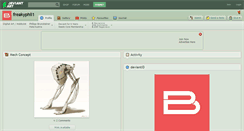 Desktop Screenshot of freakyphil1.deviantart.com