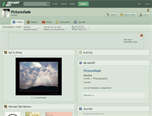 Tablet Screenshot of picturesfade.deviantart.com