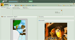 Desktop Screenshot of catbert.deviantart.com
