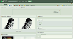 Desktop Screenshot of dimpi.deviantart.com