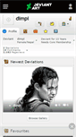 Mobile Screenshot of dimpi.deviantart.com