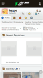 Mobile Screenshot of hezoo.deviantart.com