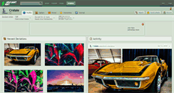 Desktop Screenshot of crotale.deviantart.com