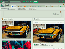 Tablet Screenshot of crotale.deviantart.com