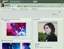 Tablet Screenshot of meariku.deviantart.com