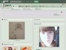 Tablet Screenshot of dragon-0.deviantart.com