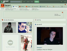 Tablet Screenshot of danzan1.deviantart.com