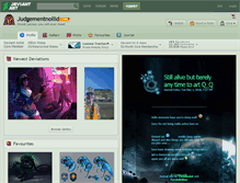 Tablet Screenshot of judgementnollid.deviantart.com
